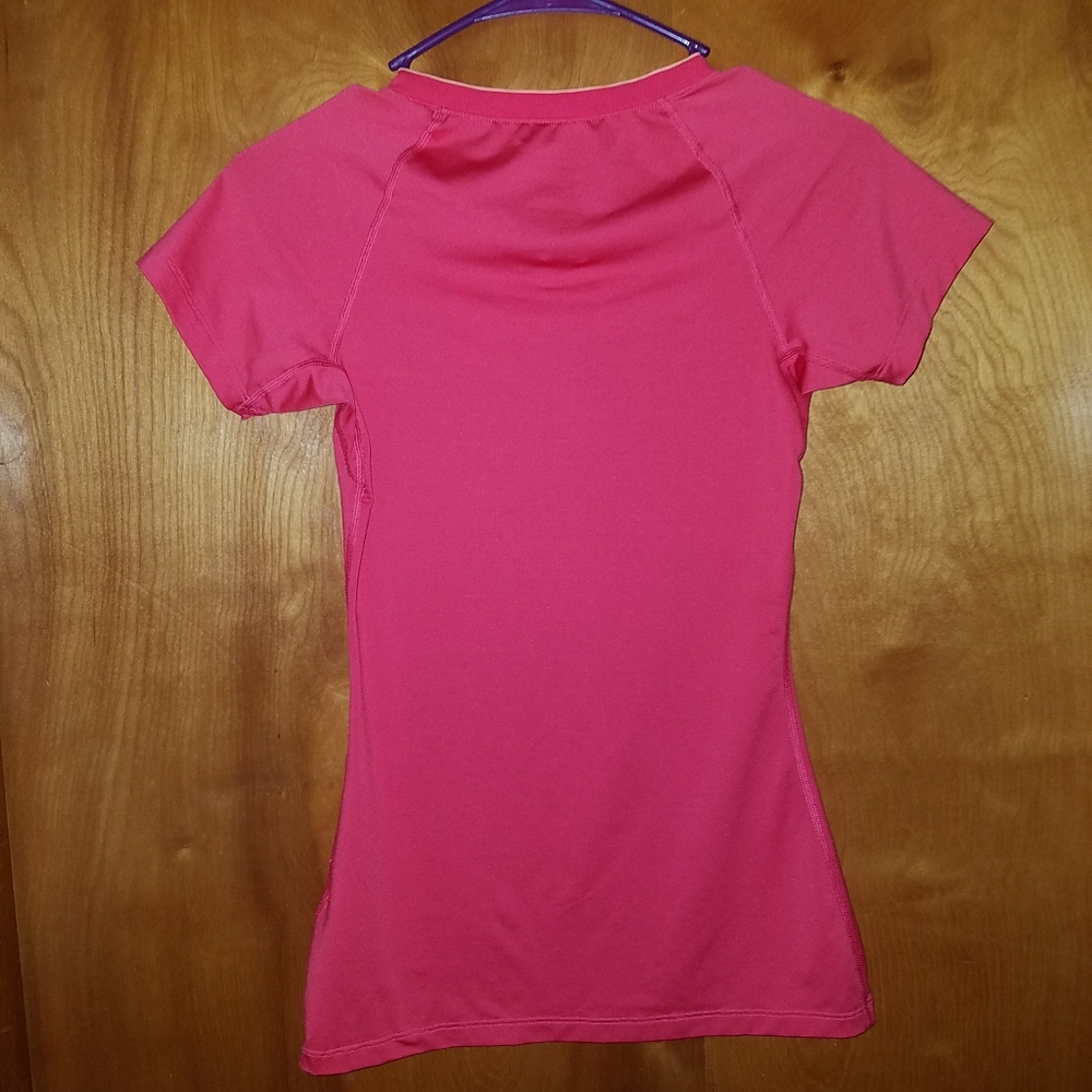 Nike Pink with Orange Trim T-shirt - Picture 2 of 5